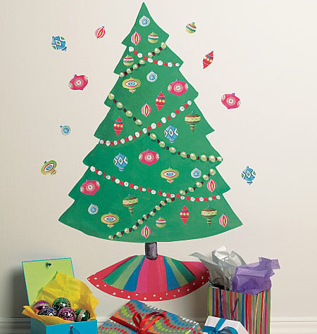 13500 Peel & Stick Holiday Mural Christmas Tree