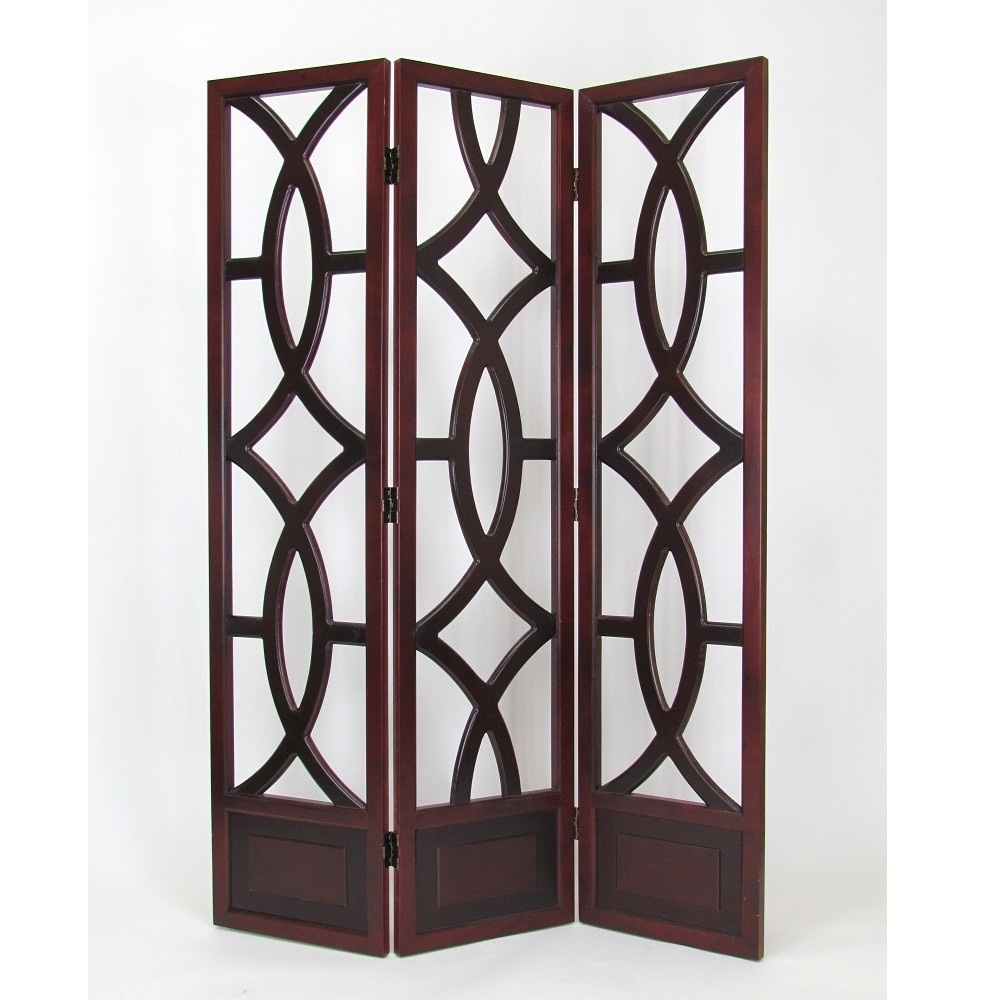 Furniture 2395 Brown Charleston Screen For Room Dividers