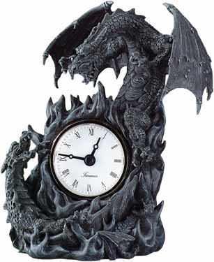 YTC SUMMIT 6018 Fighting Dragons Clock C12