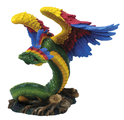 YTC SUMMIT 7470 Quetzalcoatl Dragon Figurine C4