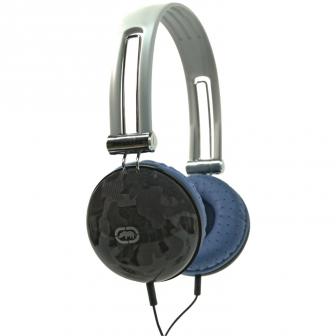 ecko Blue Camo Impact OverEar Headphones