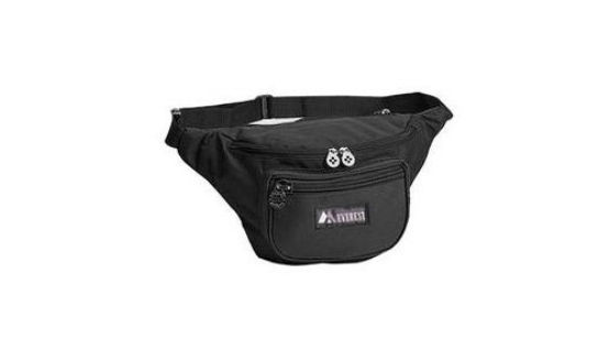 Everest 044md-bk 13.5 In. Wide Everest Signature Fanny Pack