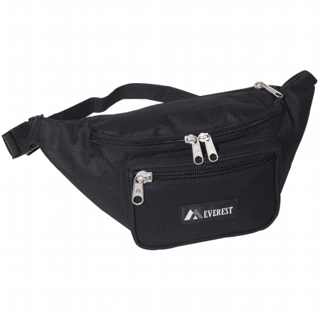 Everest 044xld-bk 16.5 In. Wide Everest Signature Fanny Pack