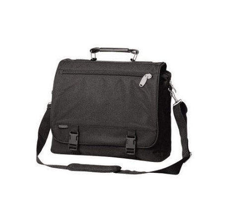 Everest 600 Denier Polyester Expandable Portfolio Briefcase With Soft Leather Handle