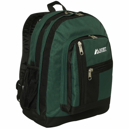 Everest 5045-gn 16.5 In. Double Compartment Backpack
