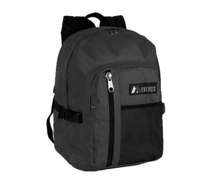 Everest 5045sc-bk 16.5 In. Backpack With Front Mesh Pocket