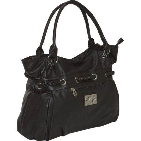 Parinda 01802 Sugarbush Mocca Faux Leather Large Handbag