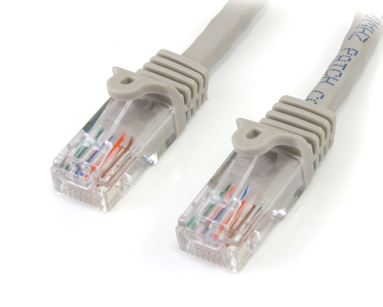25FT GRAY SNAGLESS CAT5E UTP PATCH CABLE