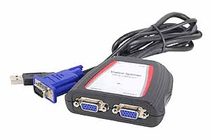 SIIG INC. DISTRIBUTES VGA SIGNAL FROM 1 SOURCE TO 2 DISPLAYS SIIG INC. DISTRIBUTES VGA SIGNAL FROM 1 SOURCE TO 2 DISPLAYS