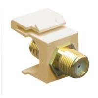 MODULE F-TYPE GOLD PLATED IVORY MODULE F-TYPE GOLD PLATED IVORY