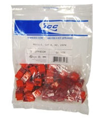 MODULE CAT 6 HD 25PK ORANGE MODULE CAT 6 HD 25PK ORANGE