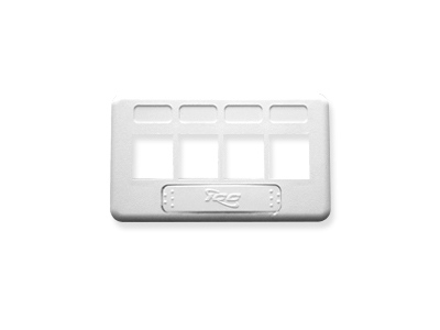 FACEPLATE FURNITURE TIA 4-PORT WHITE FACEPLATE FURNITURE TIA 4-PORT WHITE