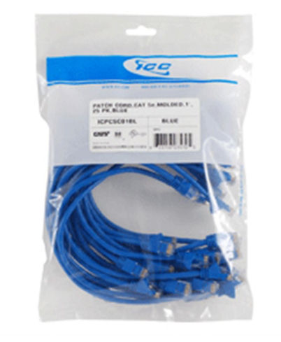 25 PK PATCH CORD CAT 6 MOLDED 7 ft. BLUE 25 PK PATCH CORD CAT 6 MOLDED 7 ft. BLUE