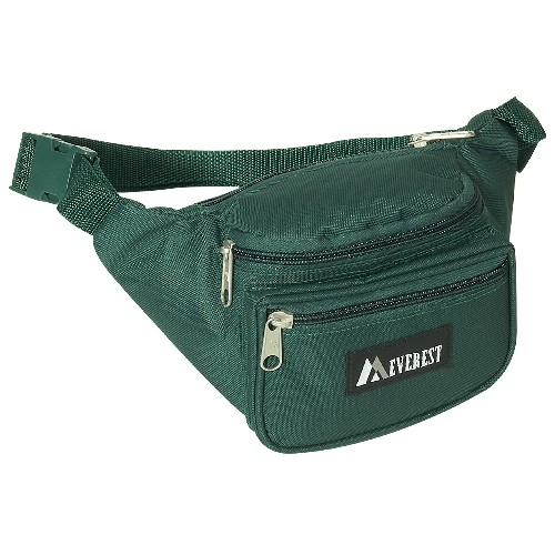 Everest 044kd-gn 11.5 In. Wide Everest Signature Fanny Pack