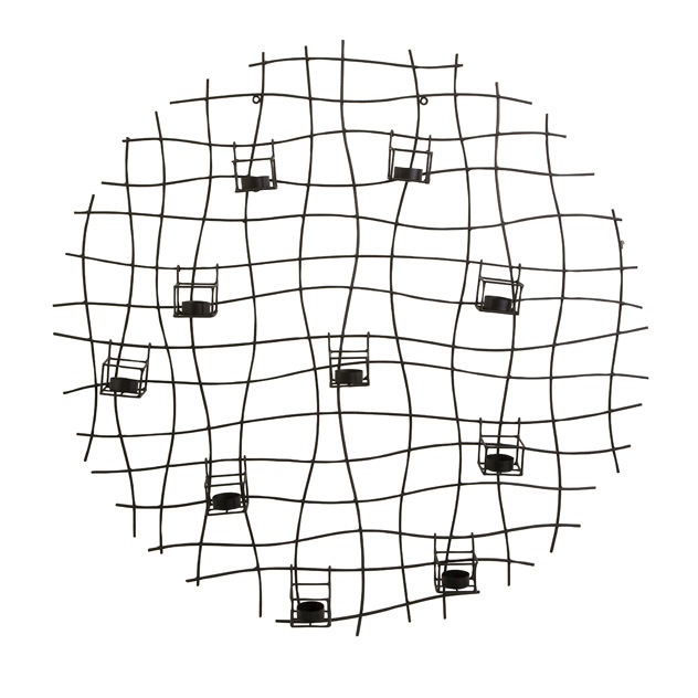 Imax 10826 Kailani Metal Wall Decor with Candle Holders