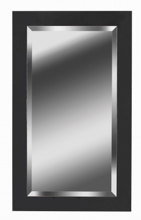 60095 Black Ice Contemporary Rectangular Wall Mirror