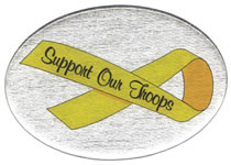 Knockout 825H Support Our Troops Stock Hitch Covers