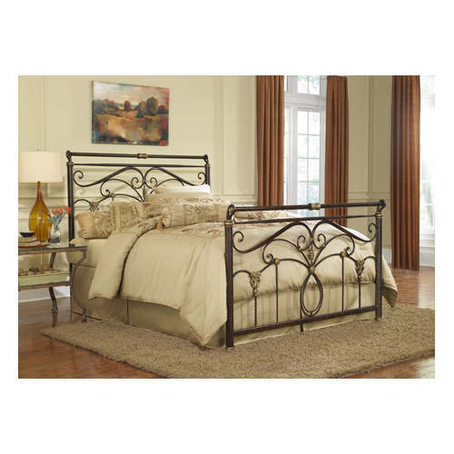 Legget  Platt B12835 Lucinda Bed Headboard Only Queen Marbled Russet