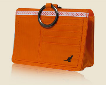 Pouchee POR.04 Orange Cotton Purse Organizer