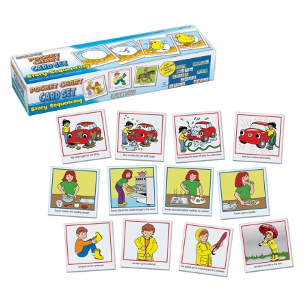 750 Pocket Chart Cards- Story Sequencing