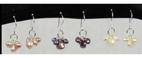 Tickled Pink 2PPE Double Pearl Earring