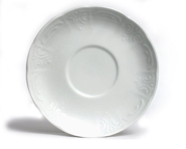 Che-044 Chicago 4.5 In. Demitasse Saucer - Porcelain White - 3 Dozen