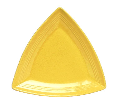 Csz-1248 12.5 In. Concentrix Triangle Plate - Saffron - 6 Pcs
