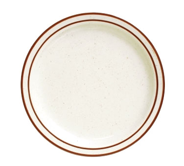 Tbs-007 American 7.25 In. Bahamas Plate - White With Brown Speckle - 3 Dozen