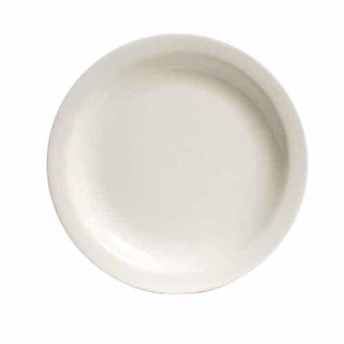 Tnr-006 Nevada 6.5 In. Narrow Rim Plate - White Porcelain - 3 Dozen