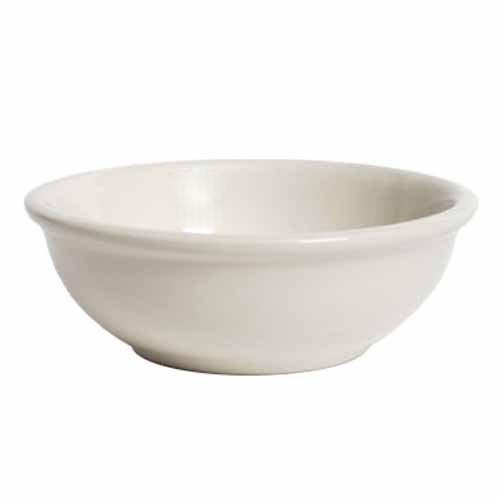 Tre-015 Reno 5.63 In. Wide Rim Rolled Edge Nappie Bowl - White Porcelain - 3 Dozen