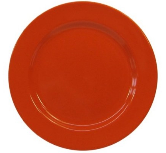 77s4sl6029 Salad Plates Fun Factory Orange - Set Of 4