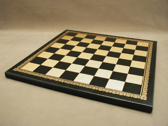 201gn 13 In. Pressed Leather Board - Black And Gold