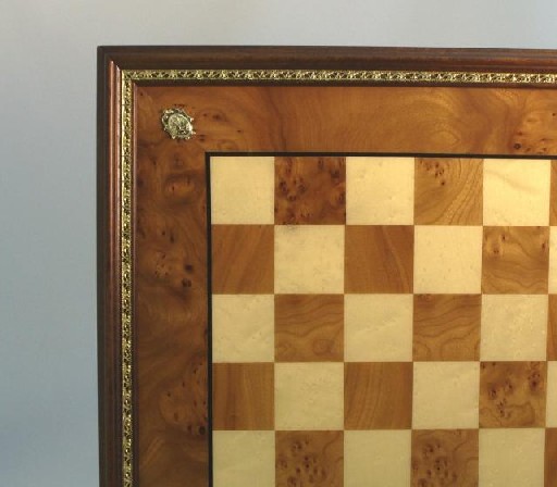 432ebg Elm Briarwood Maple Framed Chess Board