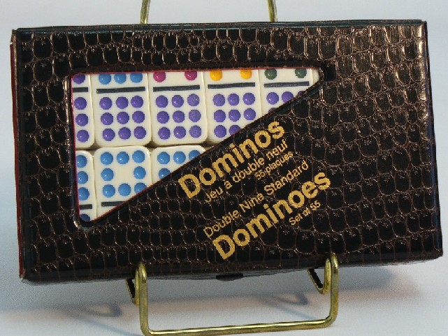 509 Dominooes Double 9 With Colored Dots