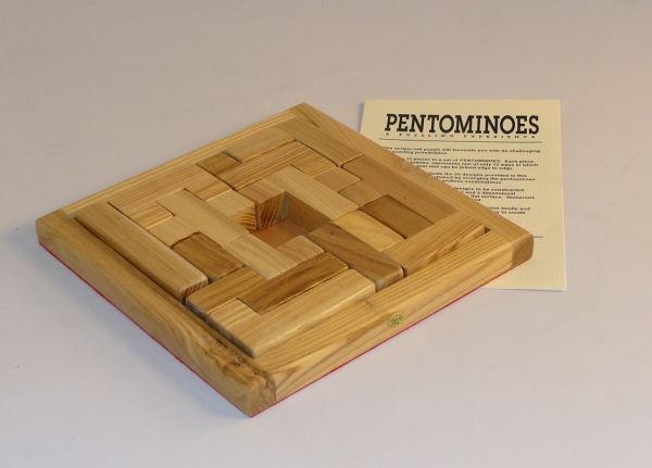 Sq12 Wooden Pentominoes