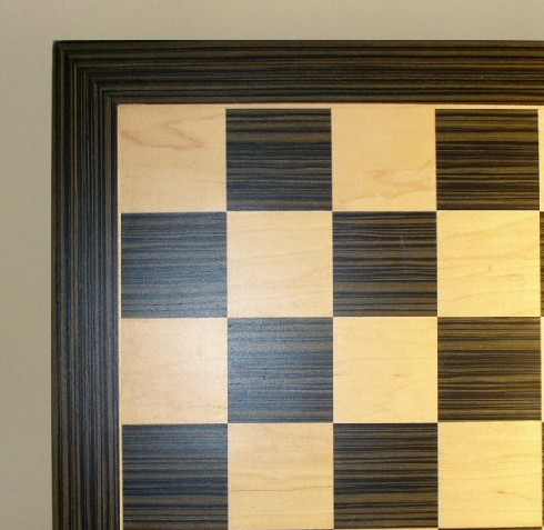40360ebc Ebony And Maple Veneer Chessboard