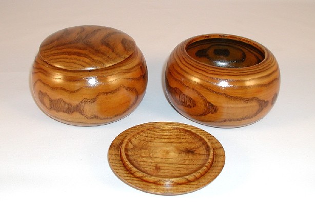 22806 Natural Date Wood Go Bowls