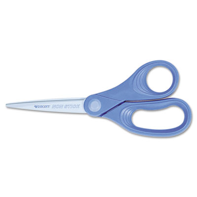 Acme United 14866 Non-stick Scissors 8&apos;&apos; Length Straight Handle Blue