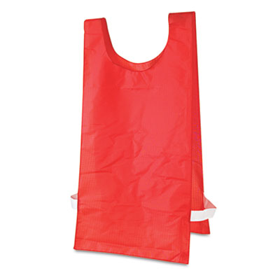 Champion Sport Np1rd Heavyweight Pinnies Nylon One Size Red 12 Per Pack