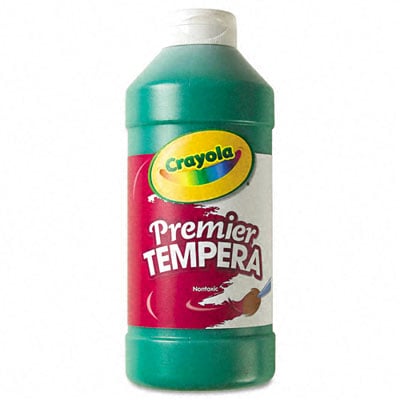 UPC 071662598440 product image for Crayola. 541216044 Premier Tempera Paint  Green  16 oz | upcitemdb.com