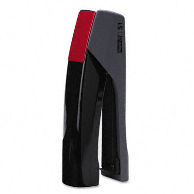 S1 Superflatclinch Standing Stapler 30-sheet Capacity Black/red