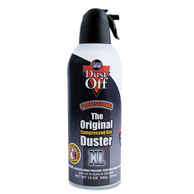 Falcon DPSXL12 Disposable Compressed Gas Duster, 12 oz Can