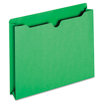 B3043dtgre File Jacket Two Inch Expansion Letter Green 50/box