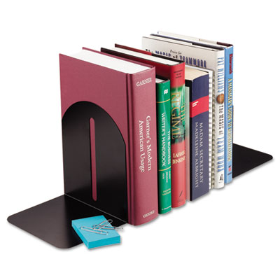 Mmf 241017104 Fashion Bookends, 9 x 5 x 7, Black, Pair