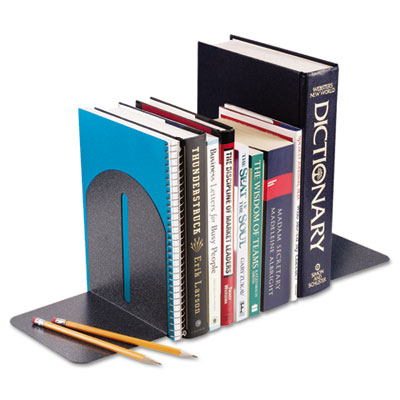 Mmf 2410171A3 Fashion Bookends, 9 x 5 x 7, Granite, Pair