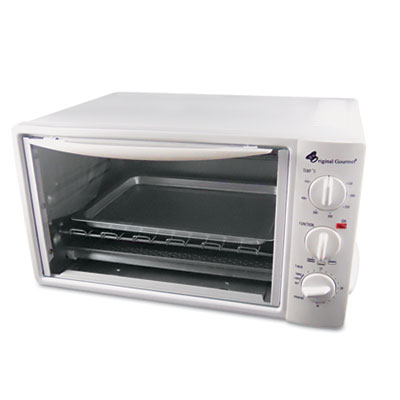 Ogf OG20 MultiFunction Toaster Oven with MultiUse Pan#44; 15 x 10 x 8#44; White