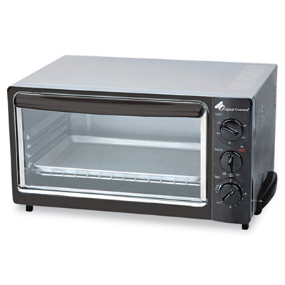 Ogf OG22 MultiFunction Toaster Oven with MultiUse Pan#44; 15 x 10 x 8#44; Black/Stainless