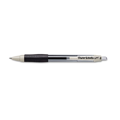 1753362 Roller Ball Retractable Gel Pen, Black Ink, Fine