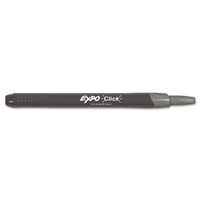 Sanford Ink 1751669 Click Dry Erase Markers, Fine Tip, Black, Dozen