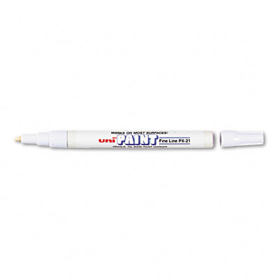 Sanford Ink 63713 Uni-paint Marker, Fine Point, White
